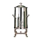 BON CHEF 49003S - 3-Gallon Insulated Coffee Urn Server, Silver, Roman