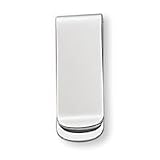 Elongated Nickel-plated Money Clip by MONEY