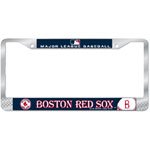 Sporting Goods : Boston Red Sox MLB Chrome License Plate Frame