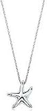 Tiffany Style Sterling Silver Starfish Pendant Necklace