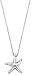 Tiffany Style Sterling Silver Starfish Pendant Necklace
