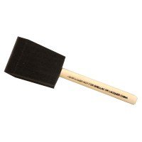 High Density Foam Brush with Wood Handle, 2 by Linzer