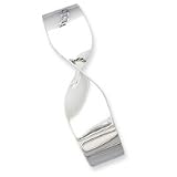 Sterling Silver 16mm Fancy Cuff Bangle Bracelet