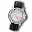 ZALES Hello Kitty ® Stainless Steel Silhouette Watch with Mother-of-Pearl Dial