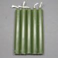 Set of 5 Forest Green Mini Ritual Candles, Healing, Prosperity &amp; Growth