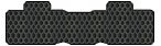 Ford F-150 Custom-Fit All-Weather Rubber Floor Mats 1 Pc 2nd Seat - SVT Raptor - No Audiophile Subwoofer - Black (2010 10 2011 11 )