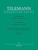 Produkt-Bild: Aus den Essercizii Musici. Zwei Sonaten f&uuml;r Violine und Basso continuo TWV 41: F4, TWV 41: A6: Erste Urtext-Ausgaben; gut spielbare Continuo-Aussetzungen von Klaus Hofmann