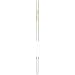 Kimble Kimax 570-9 Glass Bulb 9mL Wide Tip Cream Pipette (Case of 12)