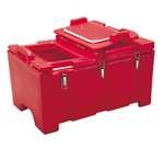 100 Series Food Pan Carrier, For 12'' X 20'' Food Pans, Hinged Lid, 18''D X 26-3/4''W X 15-1/2''H,