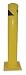 Industrial Grade 1GUD7 Safety Bollard, Length 36 In, Yellow