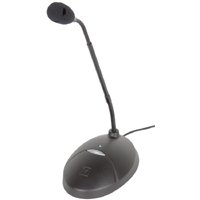 Electrovoice PC Desktop 5 Podium Microphone 5 Inch Gooseneck Length with Automatic Mixer Logic