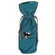San Jose Sharks 14" NCAA College Velvet Wine Bag - NHL Hockey