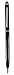 Bear Motion &reg; Premium Conductive Fiber Stylus with Built in Ball Pen for iPad 3, iPad 4, iPad Mini, iPhone 4s, iPhone 5, Nexus 7, Galaxy S 3, Kindle Fire and All other Capacitive Touch Screen Devices (Black)