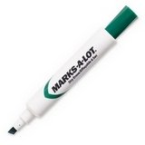 Avery Marks-A-Lot Desk Style Green Dry Erase Marker with Chisel Tip 12 Pack (24405)
