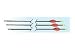 Allen Company 26 Inch Fiberglass Youth Arrows 3 Pack 