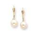 Sardelli - 14k Cultured Pearl Leverback Earrings