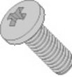 Phillips Pan Full Thread Machine Screw Fully Threaded Black Oxide 8-32 X 3/4 (Pack of 8,000)