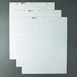 UNIVERSAL Quad Ruled 1 Square Perforated Easel Pads
