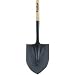 Tools & Hardware : Round Point Shovel - Wood Handle