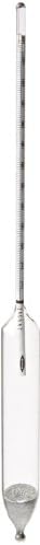 Chase Instruments 8007 Brix Precision Hydrometer, 60 to 70 Brix Range, 0.1mm Interval, 385mm Length