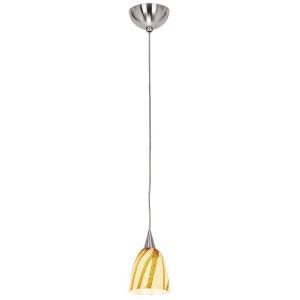 Safari 4 Italian Mini Pendant with Lava Art Glass Finish: Bronze by Access Lighting