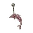 Sterling Silver Belly Ring Dolphin Sterling Silver Belly Ring Dolphin