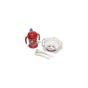 Playtex Baby Einstein Mealtime Set, Stage 1, Colors May Vary
