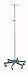 [Itm] Six Leg I.V. Stand, 4 Hook [Acsry To]: IV POLE, 6 LEG, 4 HOOK (1360-4) 6 LE... see description