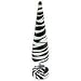 White Acrylic Tiger Print Fake Straight Ear Taper Stretcher