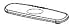 Delta RP48358SS Grail D-Escutcheon - 3 hole, Stainless