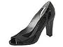 Steven by Steve Madden 'Karess' Peep Toe Pump (10, Black Patent)