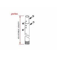 57 Adjustable Extension Column for Multi Display Units by Peerless