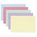 Recycled Oxford Color-Pack Index Cards, Ruled, 4"x6", 20 Each 5 Colors, 100/Pack ESS34610