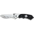 Maxam Liner Lock Knife w/ Laser Etched Flames on Blade