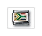 South Africa Flag Mix Classic Enamel, Italian Charm by Nomination Charms