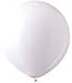 Balloons 17 Inch PARTY-TEX Premium White Latex Pkg/72