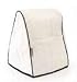 KitchenAid KMCC1WH Stand Mixer Cloth Cover, White with Black Trim