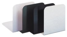 Maul 3506295 Buchstützen140x130x140 mm, Inh. 2 Stück, silber