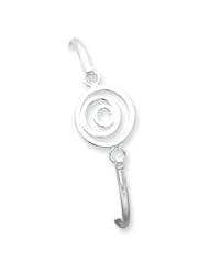 Sterling Silver Mutli-circle Bangle Bracelet QB409"