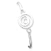 Sterling Silver Mutli-circle Bangle Bracelet