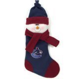 Vancouver Canucks Snowman Stocking
