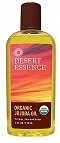 Desert Essence Organic Jojoba Oil, 4-Ounce Bottle