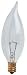 Feit Electric 60CFC/15-130 60-Watt Flame Tip Bulb with Candelabra Base, Clear, 15-Pac...