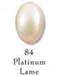 Mirage Nail Polish Platinum-lame 84