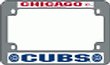 Chicago Cubs Chrome License Plate Frame