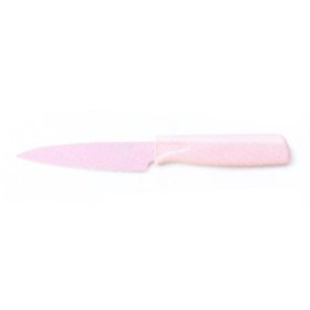 Click here to buy Kuhn Rikon Pink Nonstick Paring Knife with Sheath 7.75-in. by Kuhn Rikon.