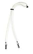 Industrial Grade 2YAT6 Adjustable Polyester Retainer, White