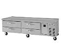 84 in Refrigerated Counter, Work Top, 2 Section, 4 Drawers