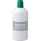 シャチハタ スタンプ台専用インキ 大瓶 緑 SGN-250-G