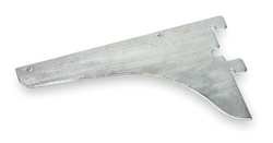 Storelogic 1WDR1 Shelving Bracket, Single Slotted, H 4 1/2